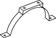 DINEX 44943 Holder, exhaust pipe